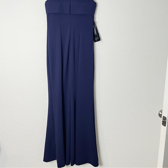 JS Collections Leona Bow Halter Gown - Picture 6 of 8